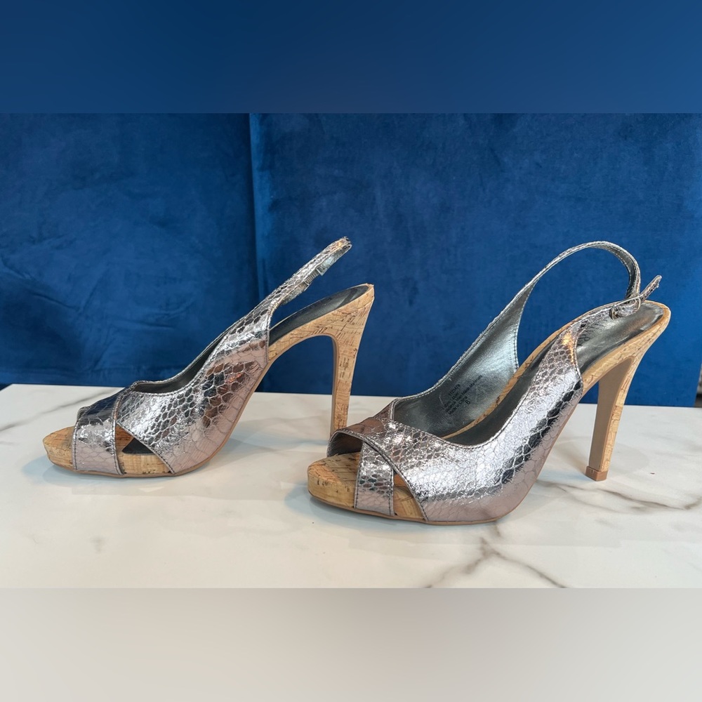 Metallic Rose 4” heel